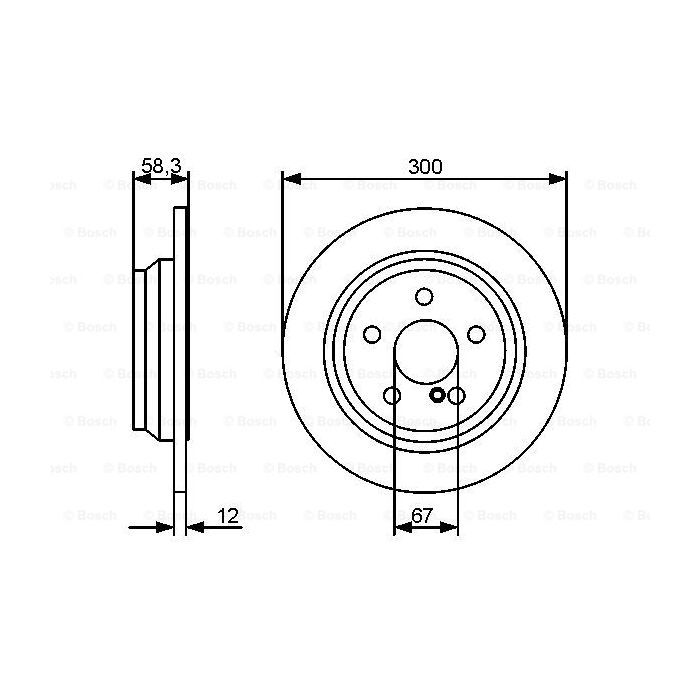 Гальмівний диск Bosch 0 986 479 414 зображення 5