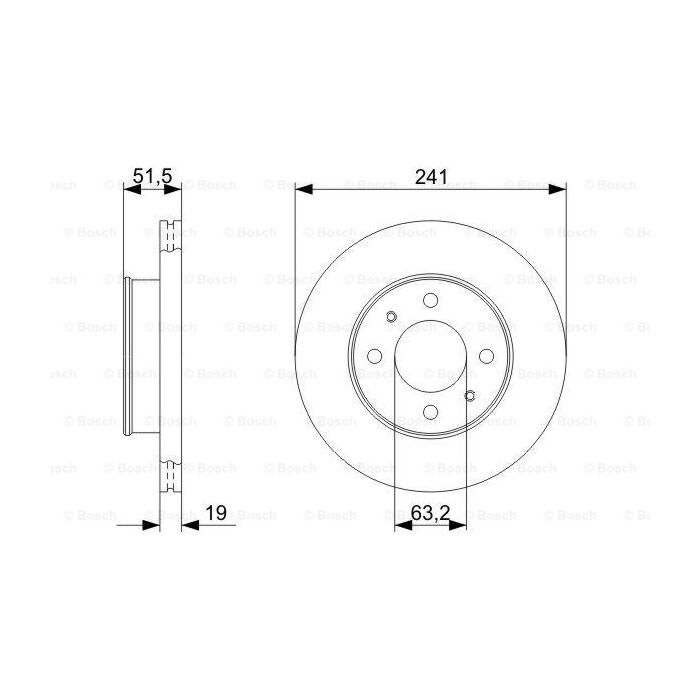 Тормозной диск Bosch 0 986 479 377 изображение 5