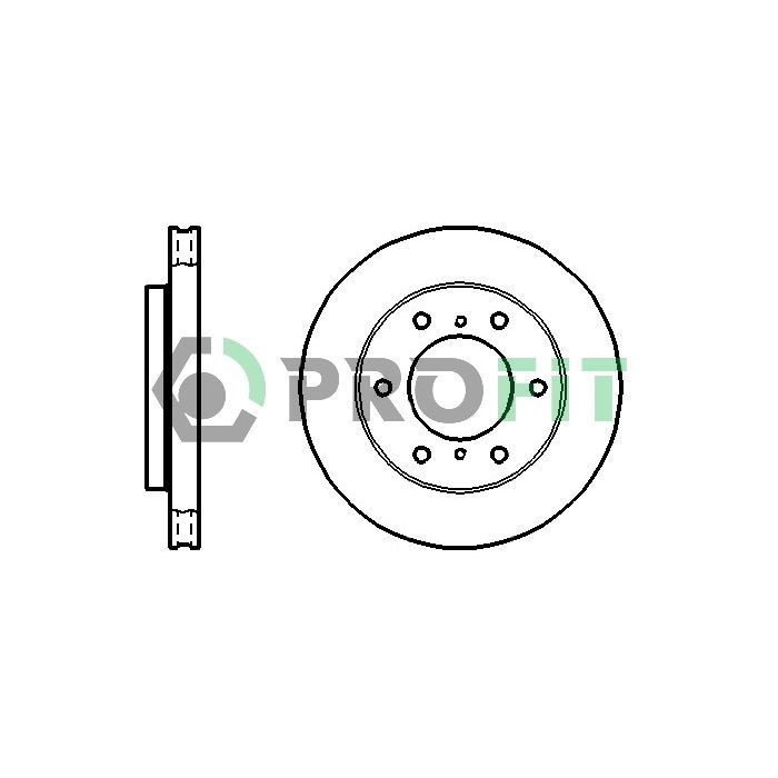 Тормозной диск Profit 5010-1384