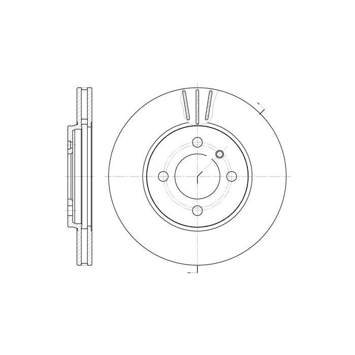 Тормозной диск REMSA 6062.10