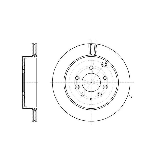 Тормозной диск REMSA 61237.10