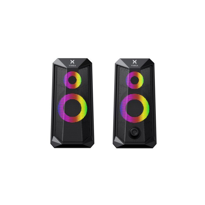 Акустична система Vinga SP-200 LED USB Black зображення 2