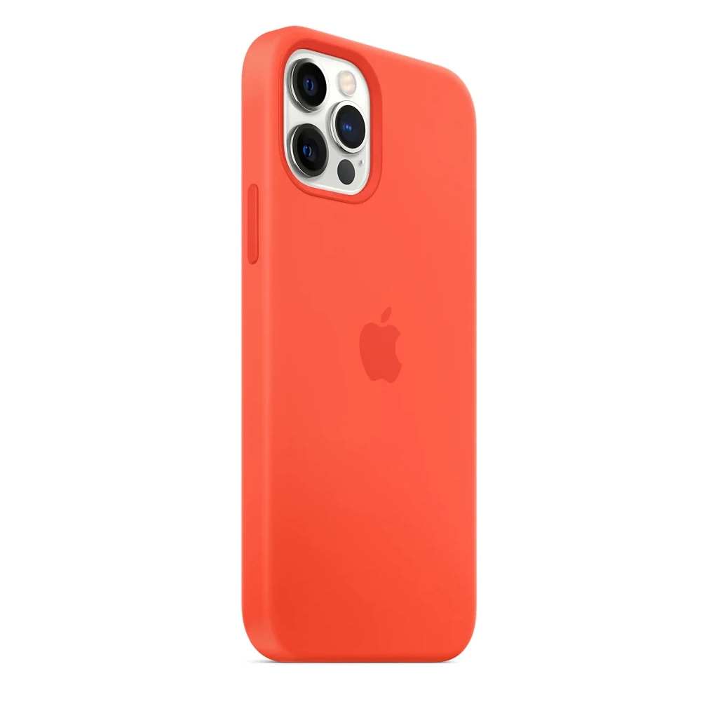 Чехол для мобильного телефона Apple iPhone 12 Pro Max Silicone Case with MagSafe - Electric Oran (MKTX3ZE/A) изображение 3