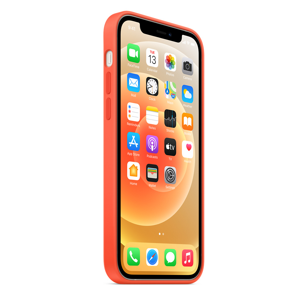 Чехол для мобильного телефона Apple iPhone 12 Pro Max Silicone Case with MagSafe - Electric Oran (MKTX3ZE/A) изображение 4