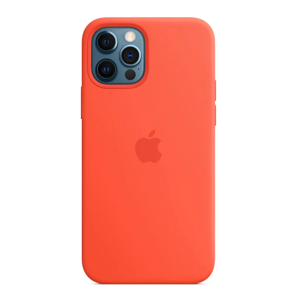 Чехол для мобильного телефона Apple iPhone 12 Pro Max Silicone Case with MagSafe - Electric Oran (MKTX3ZE/A)