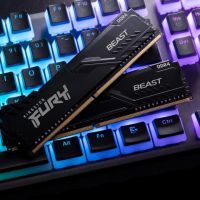 Модуль памяти для компьютера DDR4 32GB (2x16GB) 3000 MHz FURY Beast Black Kingston Fury (ex.HyperX) (KF430C16BBK2/32) изображение 6