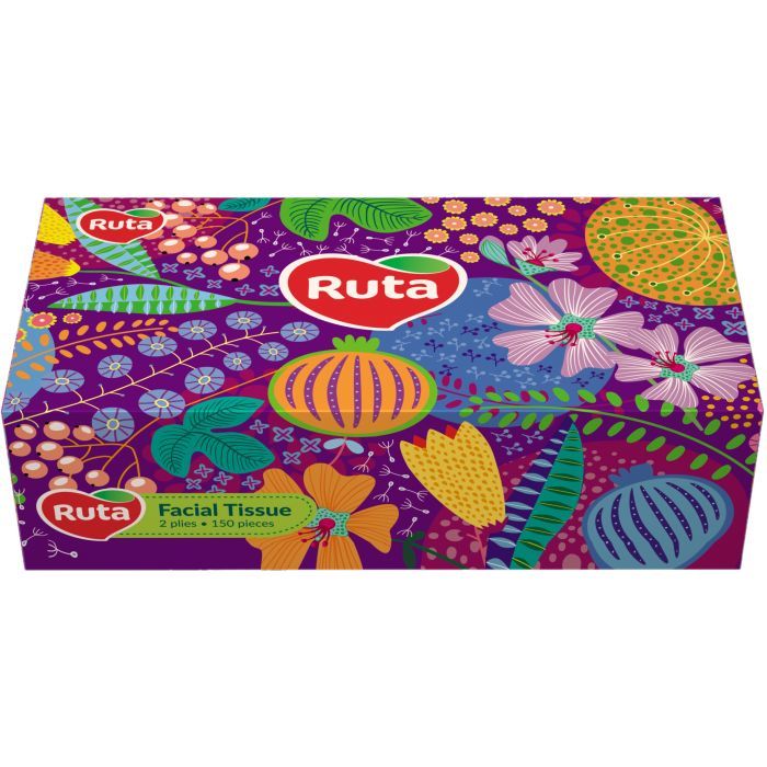 Салфетки косметические Ruta 2 слоя 150 листов (4820023744714)