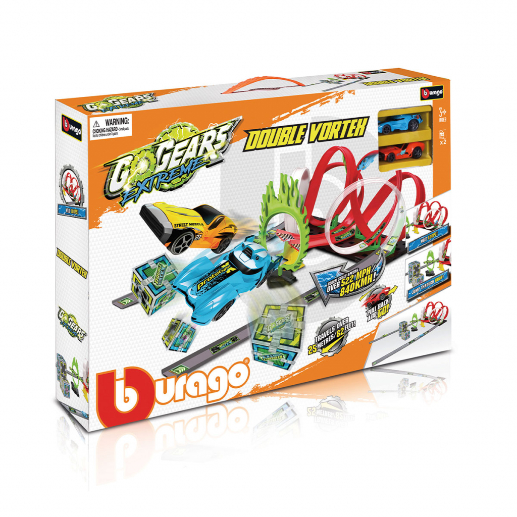 Автотрек Bburago GoGears Extreme Двойной вихрь (18-30532) изображение 2