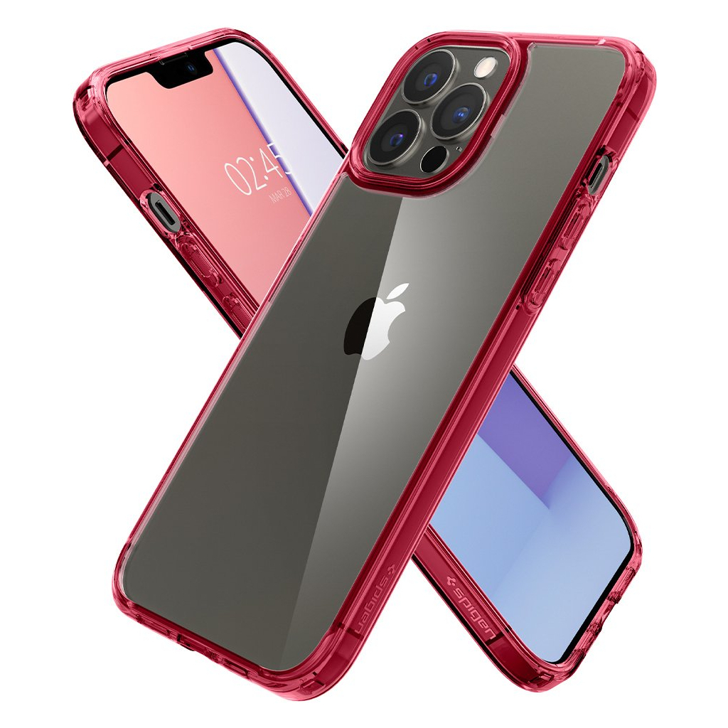Чохол до мобільного телефона Spigen Spigen Apple Iphone 13 Pro Ultra Hybrid, Red Crystal (ACS03263) зображення 7