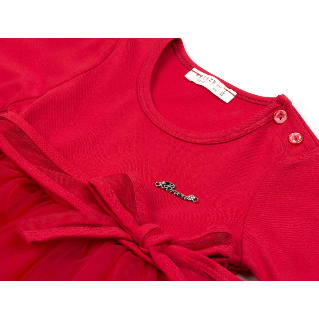 Платье Breeze с фатиновой юбкой (12302-86G-red) изображение 3