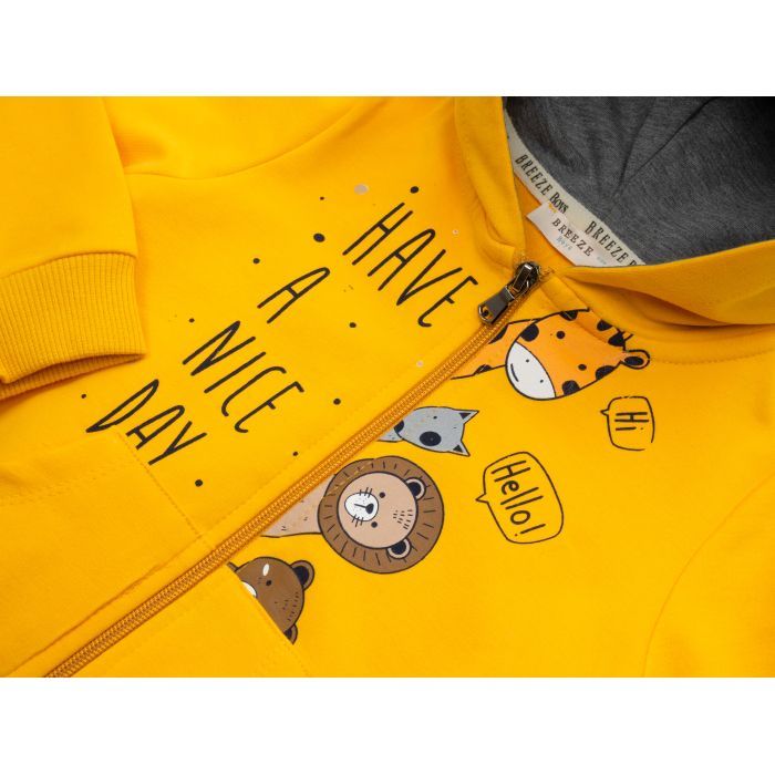 Спортивний костюм дитячий Breeze A NICE DAY (16759-80B-yellow) зображення 7