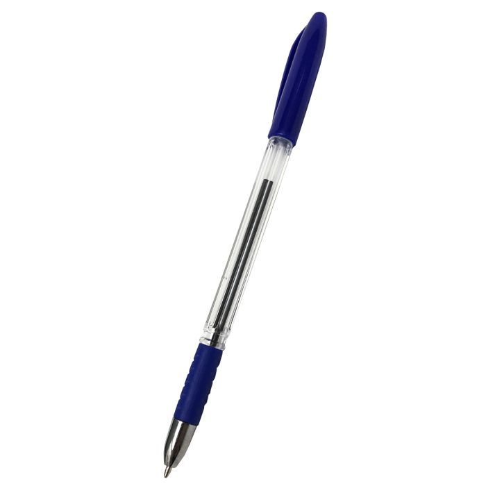 Ручка шариковая H-Tone 0,7мм, с гриппом, черная, уп. 50 шт (PEN-HT-JJ201307-B) изображение 2