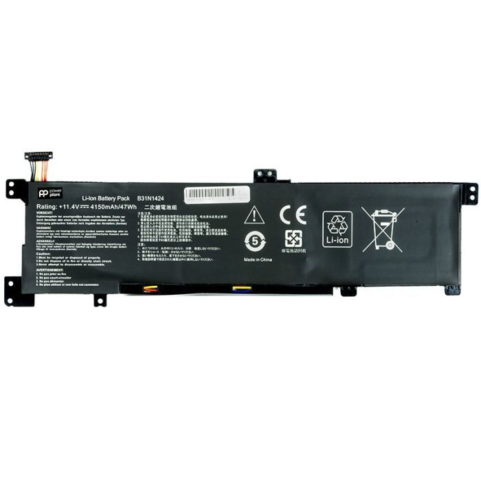 Аккумулятор для ноутбука PowerPlant ASUS A401L (B31N1424) 11.4V 4150mAh (NB431267)