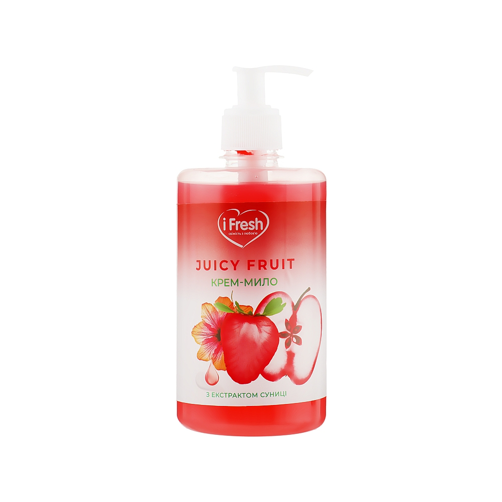 Жидкое мыло iFresh Juicy Fruit с экстрактом земляники 500 мл (4820211180843)