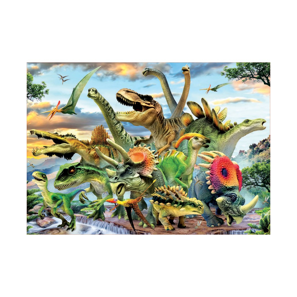 Пазл Educa Динозавры 500 элементов (6336909) изображение 2