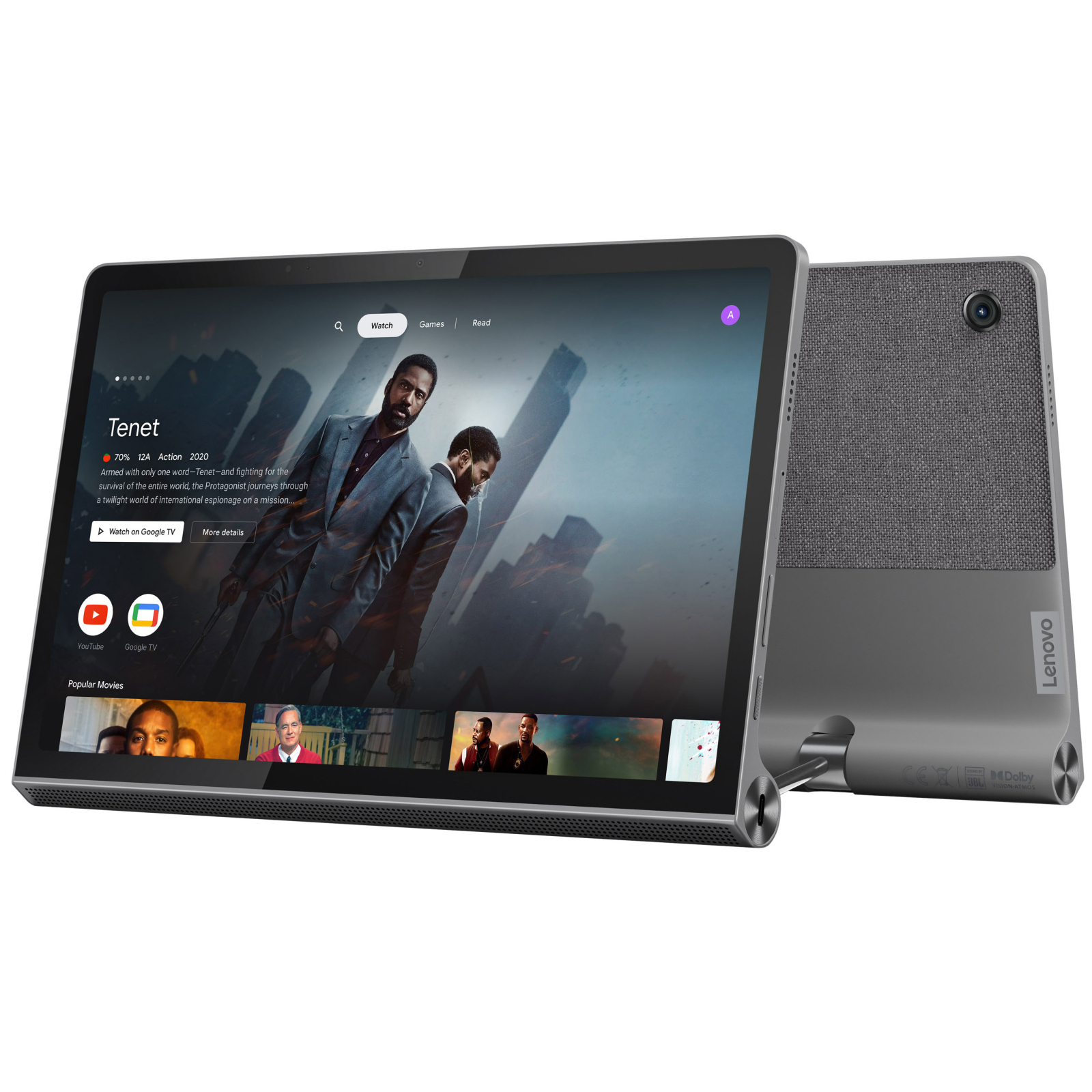 Планшет Lenovo Yoga Tab 11 8/256 LTE Storm Grey (ZA8X0045UA) зображення 8
