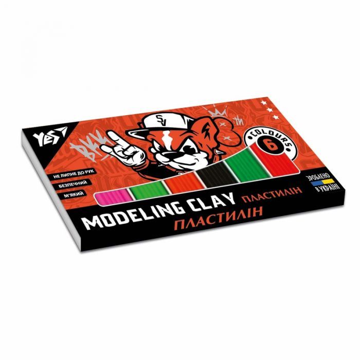 Пластилин Yes Scratch Dog 6 цв 120 г (540604)