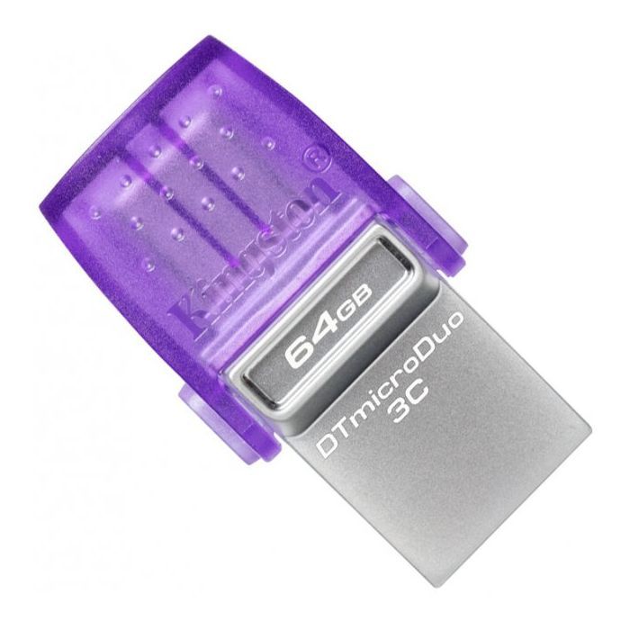 USB флеш накопитель Kingston 256GB DataTraveler microDuo 3C USB 3.2/Type C (DTDUO3CG3/256GB)