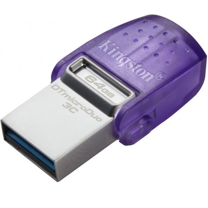 USB флеш накопитель Kingston 256GB DataTraveler microDuo 3C USB 3.2/Type C (DTDUO3CG3/256GB) изображение 2