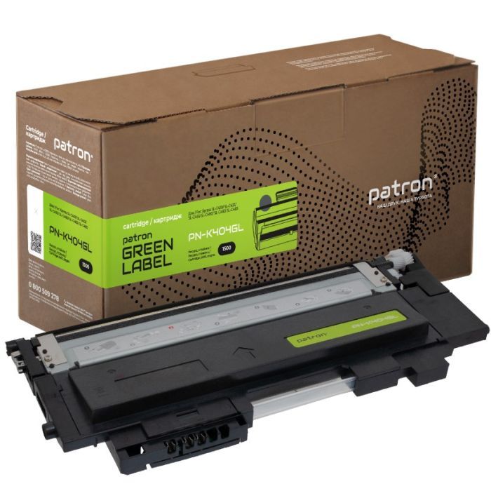 Тонер-картридж Patron Samsung CLT-404S black Green Label (PN-K404GL)