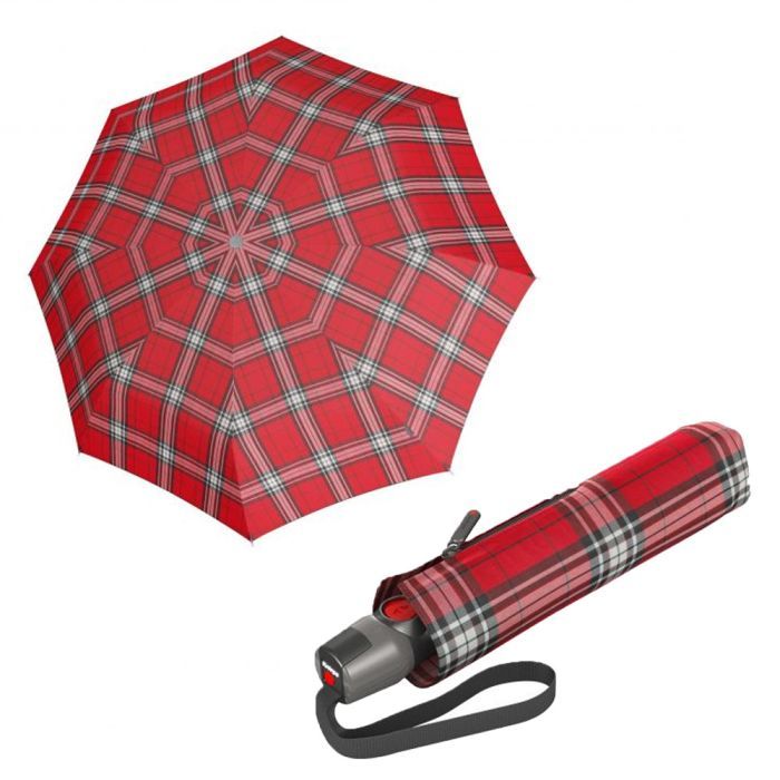 Зонт Knirps T.200 Medium Duomatic Check RedNavy (Kn95-3201-5191)