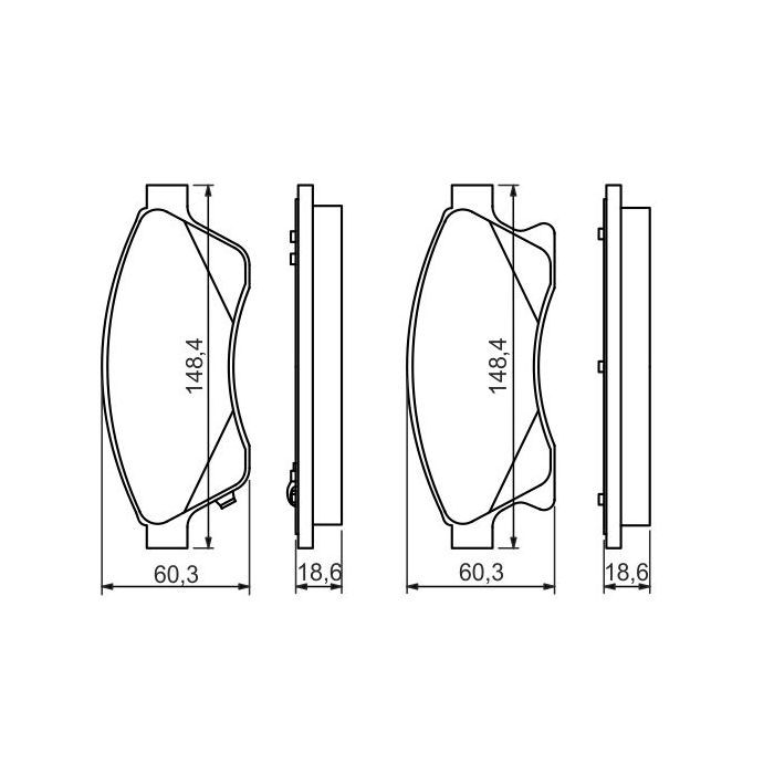 Гальмівні колодки Bosch 0 986 494 433