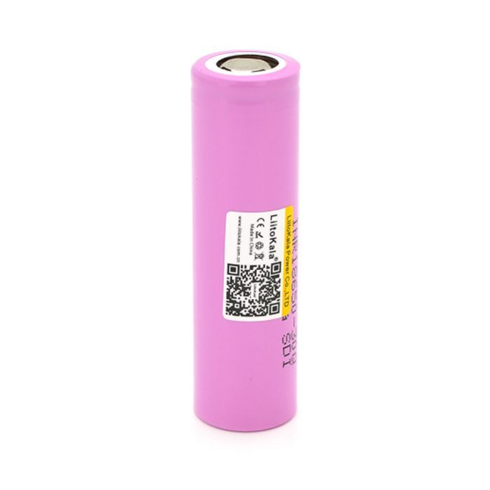 Аккумулятор 18650 3000mAh (2900-3100mah), 27A, 3.7V (2.5-4.25V), pink, PVC Liitokala (Lii-30Q)