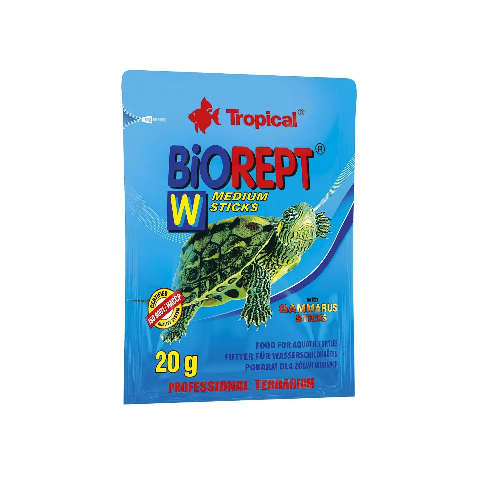 Корм для черепах Tropical Biorept W для земноводных и водных черепах 67 мл/20 г (5900469113417)