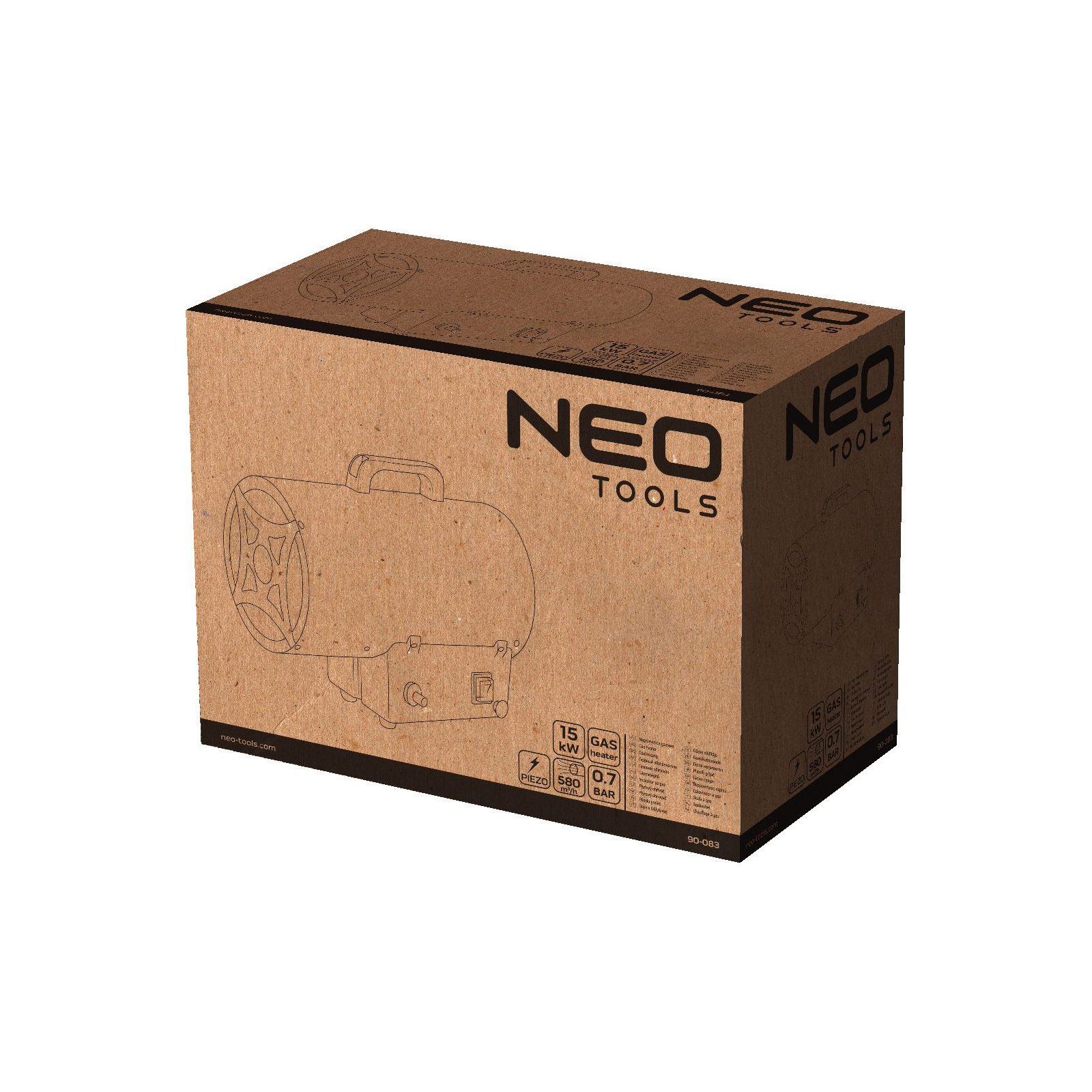 Газовий обігрівач Neo Tools 90-083 зображення 11