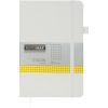 Книга записна Buromax Etalon 125x195 мм 96 аркушів в клітинку обкладинка зі штучної шкіри Біла (BM.291160-12)