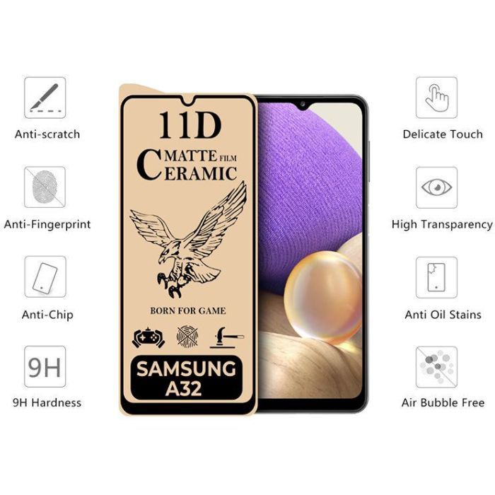 Скло захисне Drobak Matte Ceramics Samsung Galaxy A32 4G (494918) зображення 2
