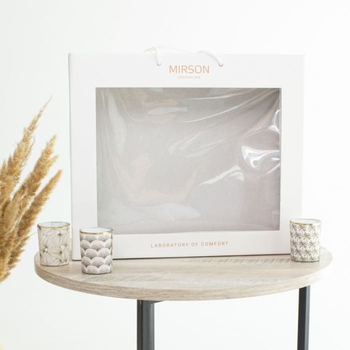 Рушник MirSon Набір лазневих №106 Elite Luxury Coffee 2 шт (2200005613306) зображення 6