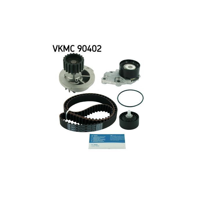 Комплект ремня ГРМ с помпой SKF VKMC 90402