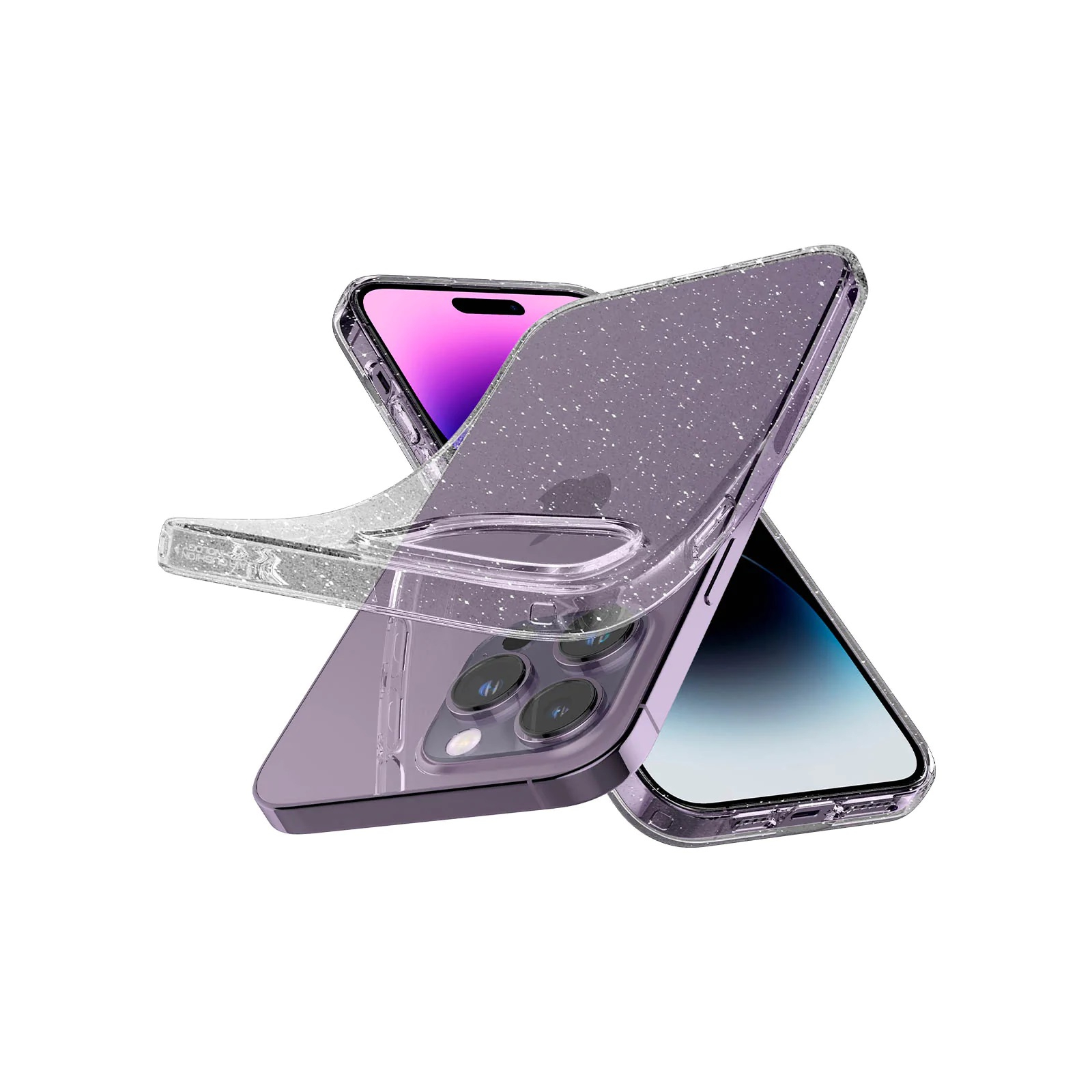 Чохол до мобільного телефона Spigen Apple iPhone 14 Pro Max Liquid Crystal Glitter, Crystal Quartz (ACS04810) зображення 4