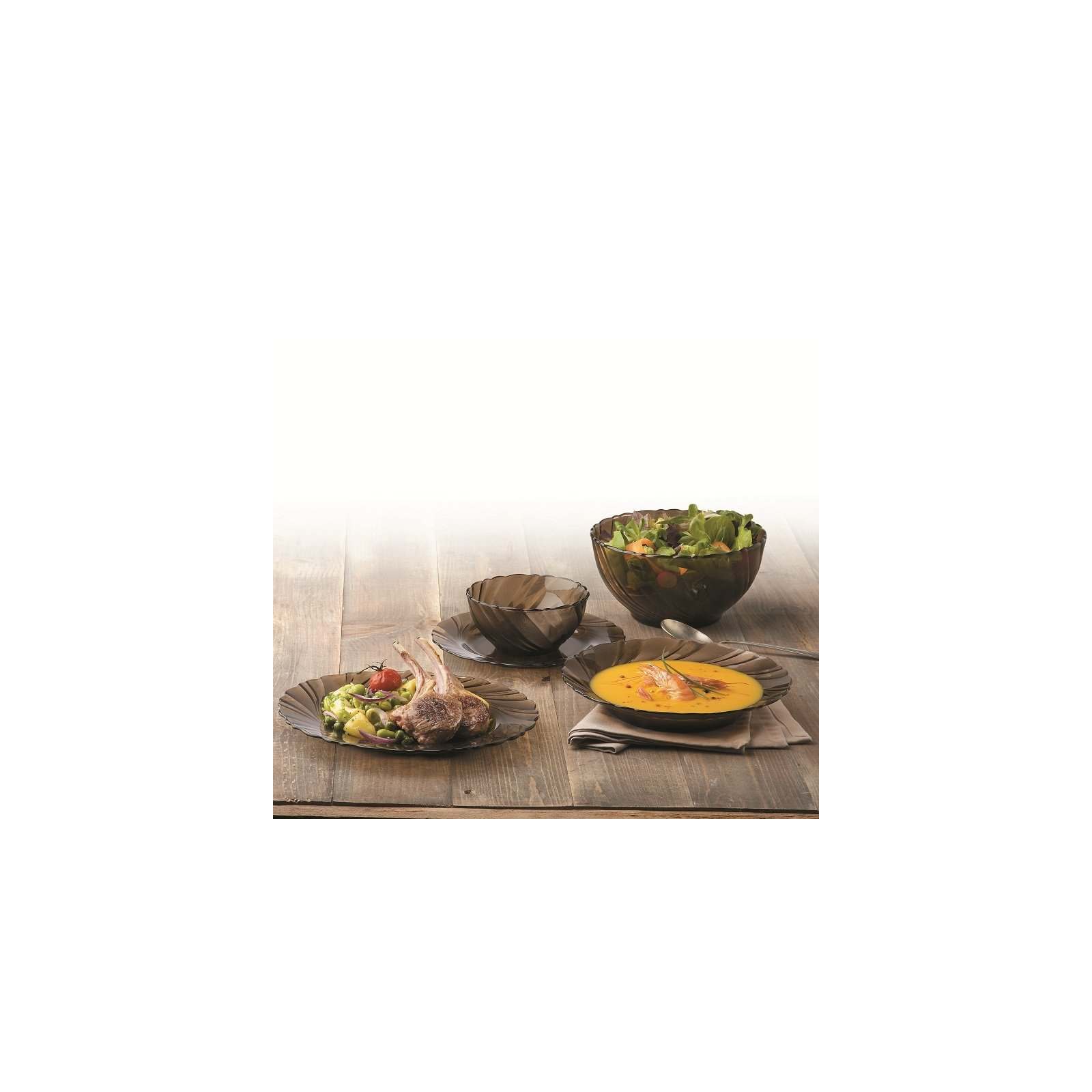 Тарелка Duralex Beau Rivage Creole 23,5 см Обідня (3001CF06) изображение 3