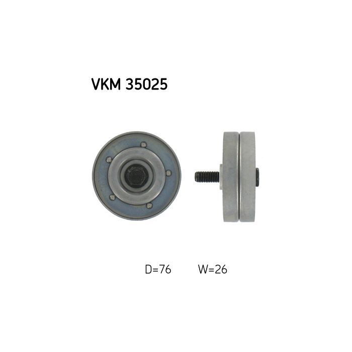 Ролик натяжителя ремня SKF VKM 35025