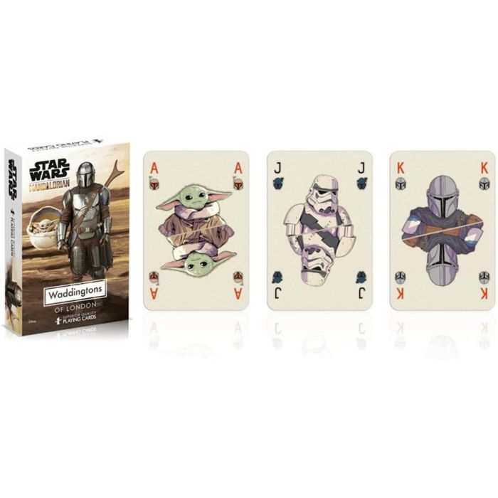 Гральні карти Winning Moves Star Wars The Mandalorian Waddingtons No.1 (WM00864-EN1-12) зображення 2