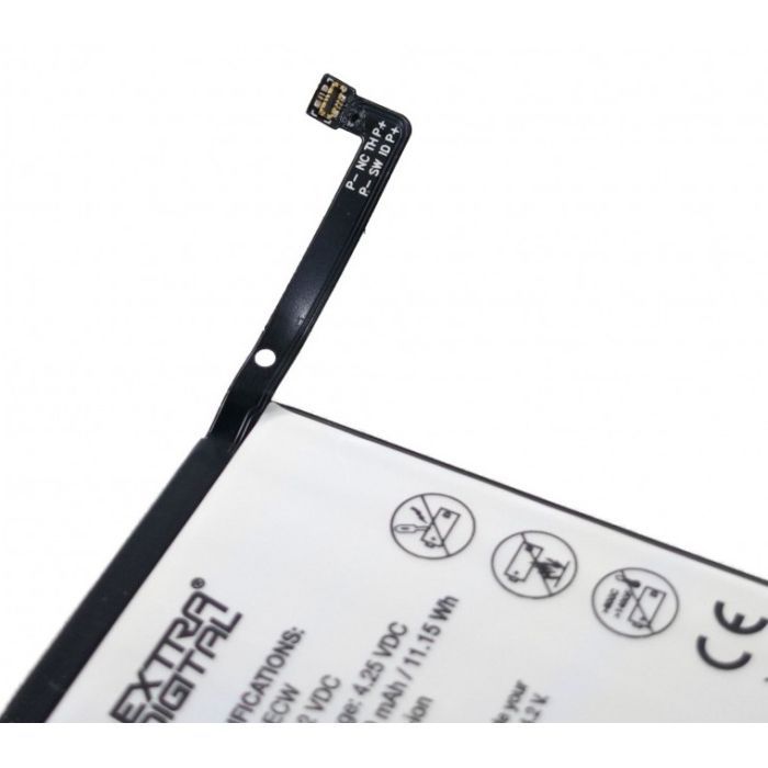 Аккумуляторная батарея Extradigital Huawei Nova Plus HB405979ECW 2920 mAh (BMH6497) изображение 4