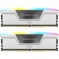 Модуль памяти для компьютера DDR5 32GB (2x16GB) 6000 MHz Vengeance RGB White Corsair (CMH32GX5M2B6000C40W) изображение 2