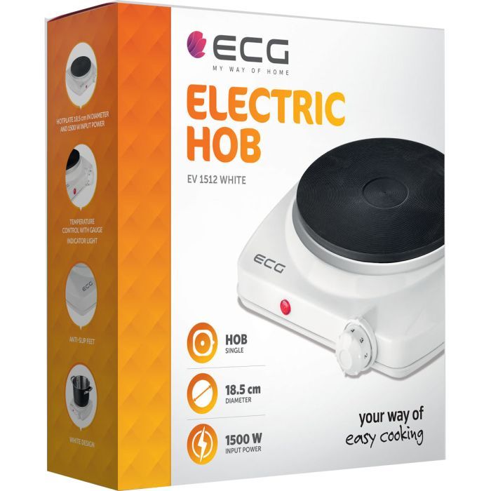 Настільна плита ECG EV 1512 White зображення 7