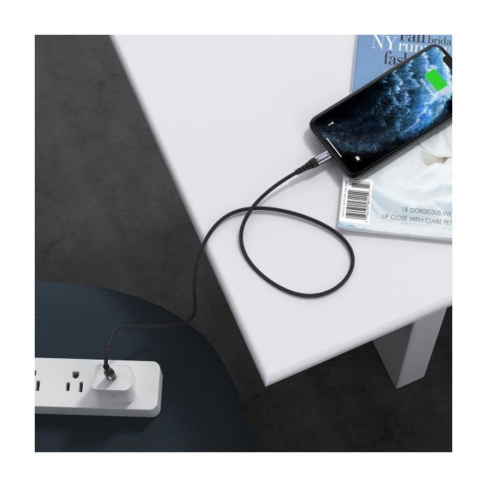 Дата кабель USB-C to Lightning 1.2m MFI Choetech (IP0039-BK) изображение 10
