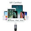 Дата кабель USB-C to Lightning 1.2m MFI Choetech (IP0039-BK) изображение 8