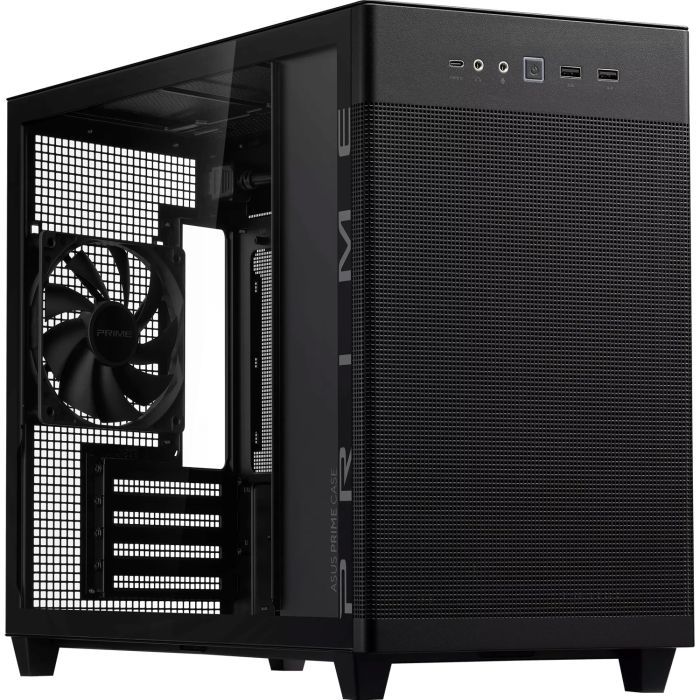 Корпус ASUS Prime AP201 Black Tempered Glass (90DC00G0-B39010) изображение 6