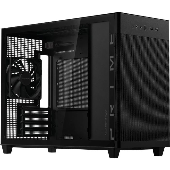 Корпус ASUS Prime AP201 Black Tempered Glass (90DC00G0-B39010) изображение 7