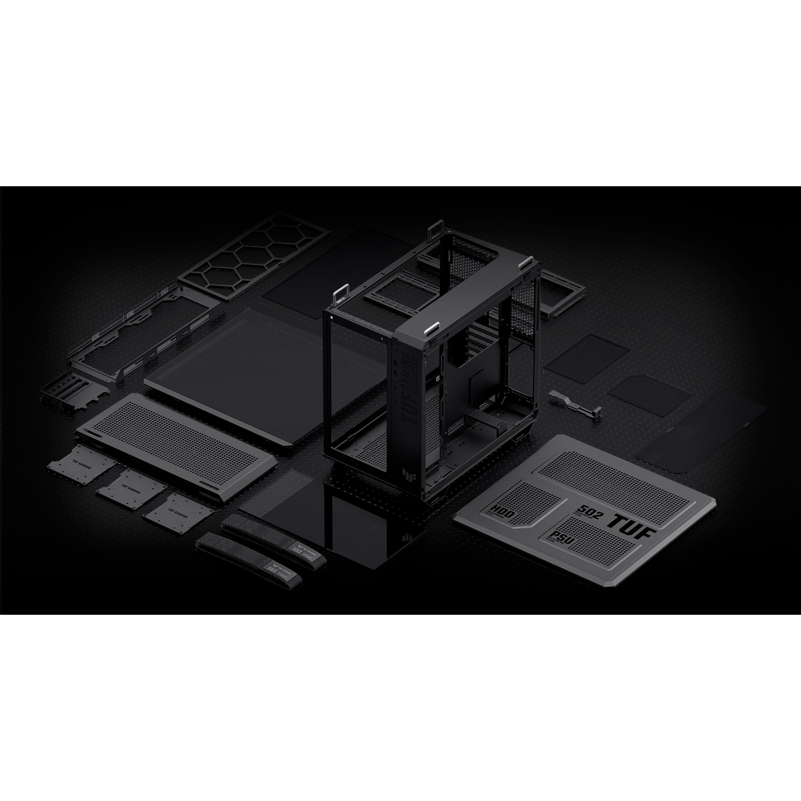 Корпус ASUS TUF Gaming GT502 Black (90DC0090-B09010) изображение 11