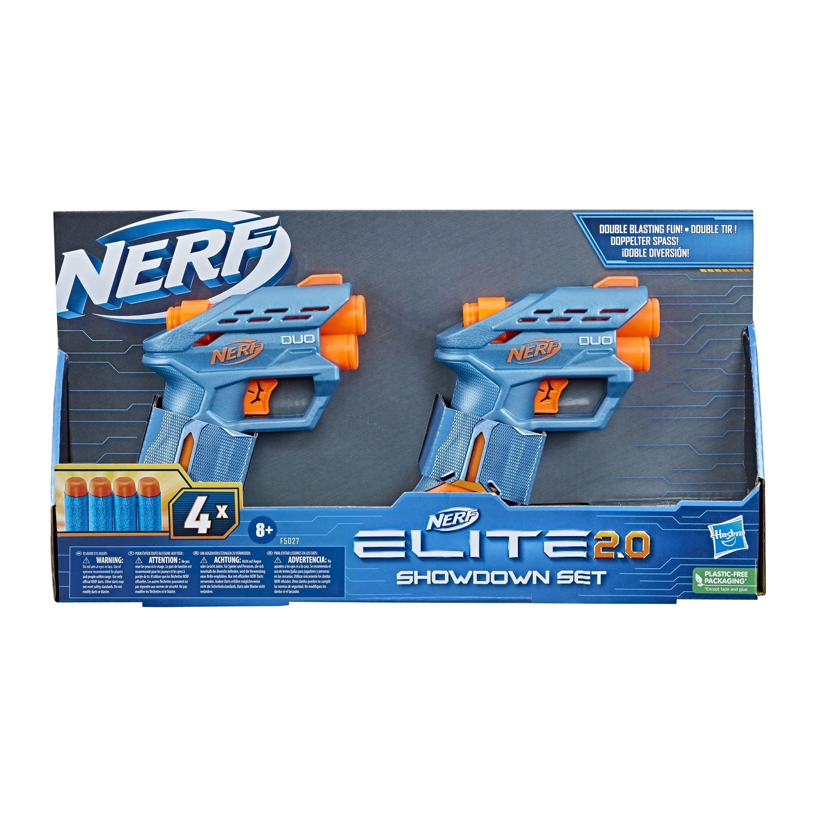 Игрушечное оружие Hasbro Nerf набор бластеров Elite 2.0 ShowDown (F5027) изображение 3