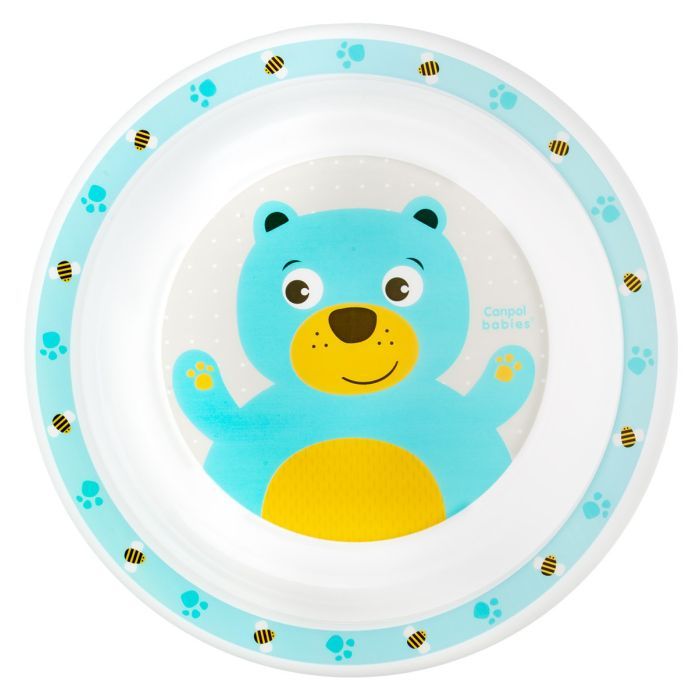 Тарелка детская Canpol babies Cute Animals Мишка Бирюзовая (4/411) изображение 2