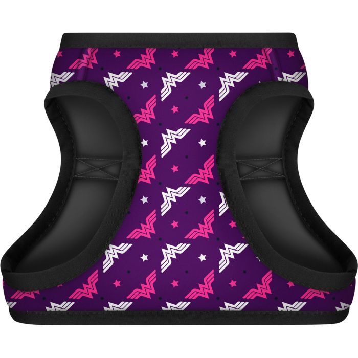 Шлея для собак WAUDOG Clothes з QR паспортом "Диво-жінка фіолет" XS1 (1001-4008) зображення 2