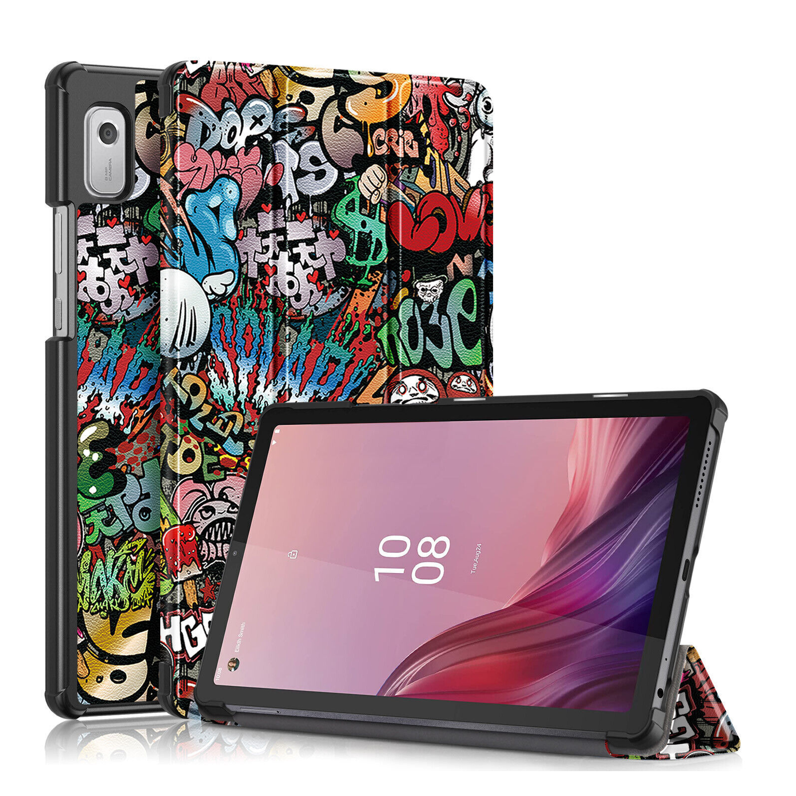 Чехол для планшета BeCover Smart Case Lenovo Tab M9 TB-310 9" Graffiti (709230) изображение 6