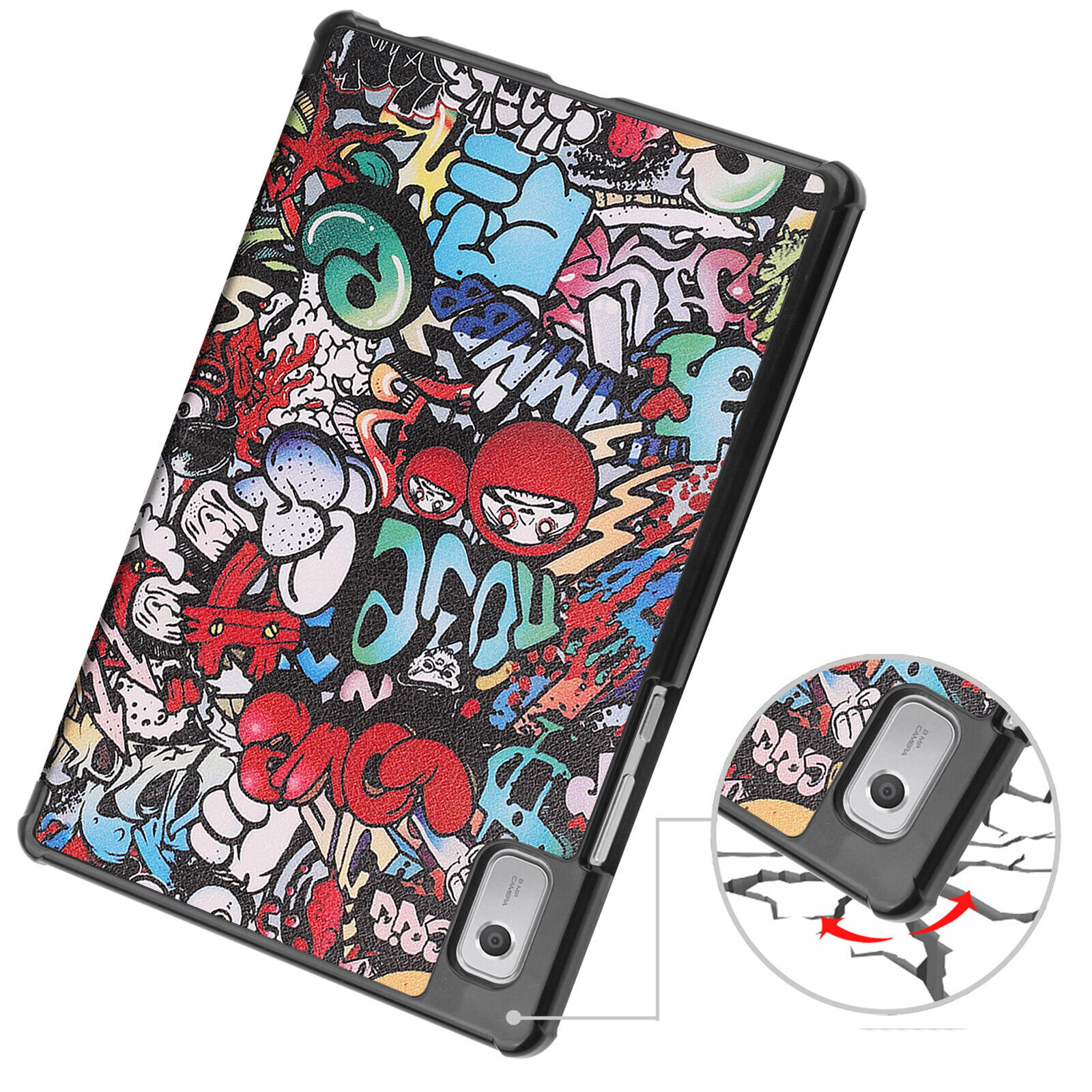 Чехол для планшета BeCover Smart Case Lenovo Tab M9 TB-310 9" Graffiti (709230) изображение 9